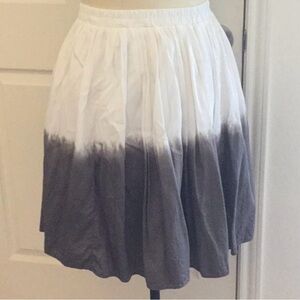 Lane Bryant Gray White Ombre Skirt Size 14/16 NWT